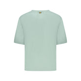 Green Cotton Women's T-Shirt